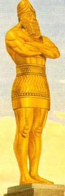 Resultado de imagen de estatua de Nabucodonosor
